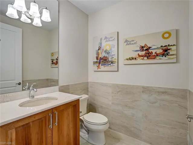 Charming "Powder Bath" on the first level