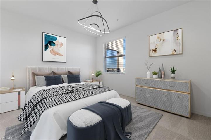 Virtually Staged Primary Bedroom