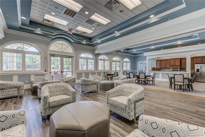Building lobby with visible vents