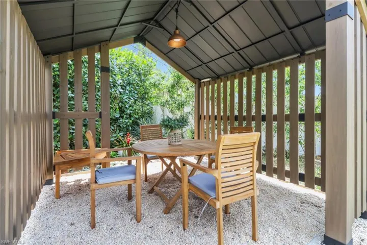 View of patio / terrace featuring outdoor dining area