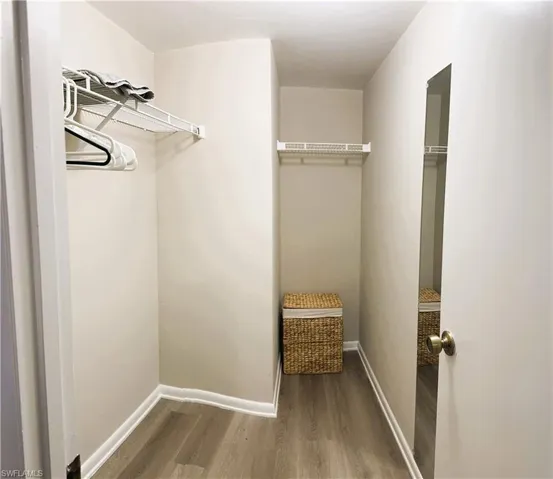 Primary walk in closet