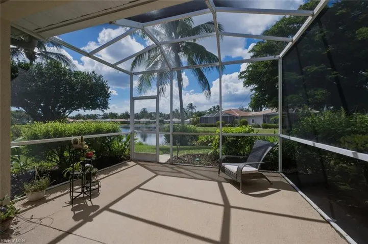 Screened-in Lanai with Lake View