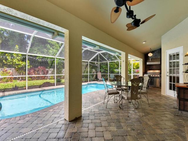 Covered Lanai Area with Built-In Grill