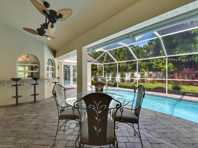 Large Covered Outdoor Dining & Lounging Area