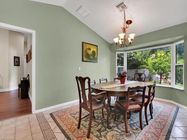 Dining Area with New Hurricane-Impact Bay Window