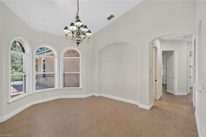 formal dinning area