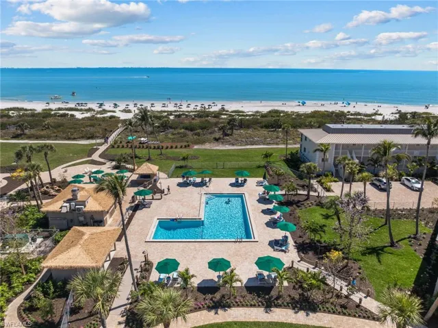 Aerial View Pool