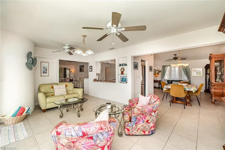 Living space or den space with a water view