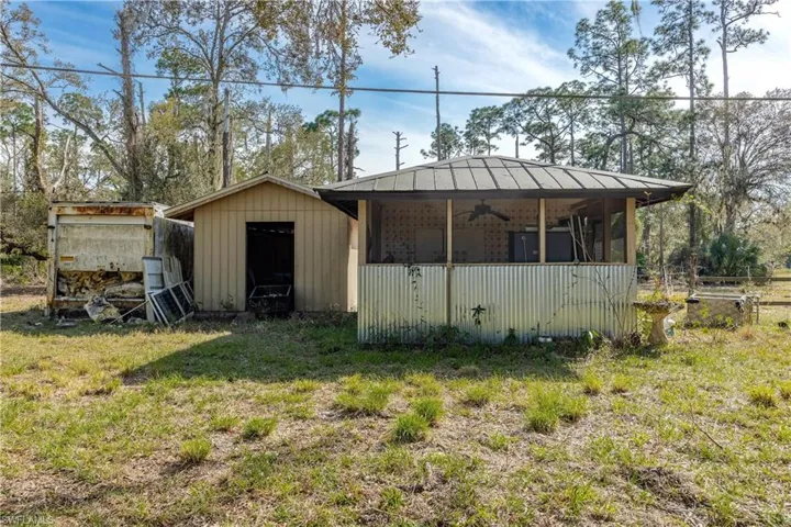 View of outdoor structure