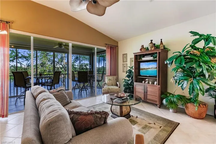 Large family room with an open feel.