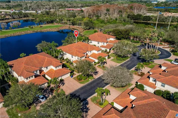 Aerial of condo looking at #5 of Old Orange Golf Course