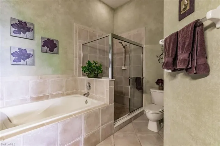 Expansive Master suite bathroom