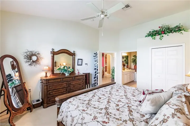 Primary bedroom with plenty of sunlight