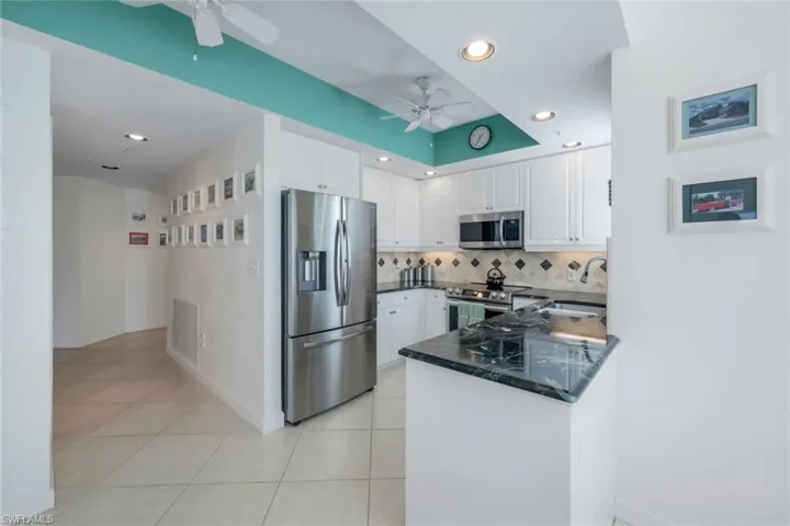 Kitchen with Granite Counters