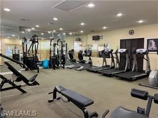 View of workout area
