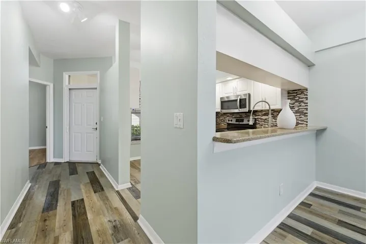 Hallway entrance from the unit
