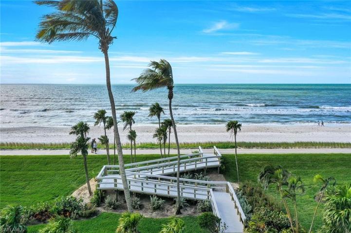 Beach Boardwalk to paved walkway and beach