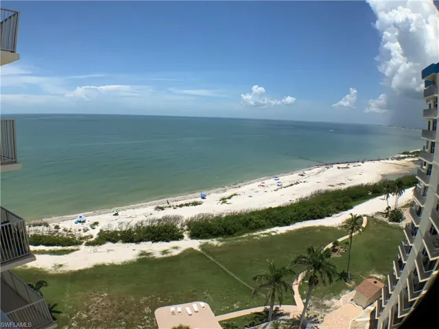 Water view with a view of the beach