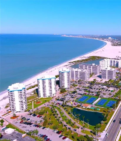 Aerial view of complex