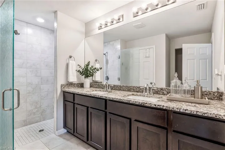 Master Bathroom Virtually Staged