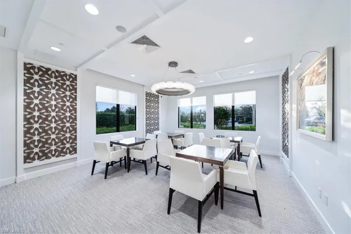 Clubhouse card room