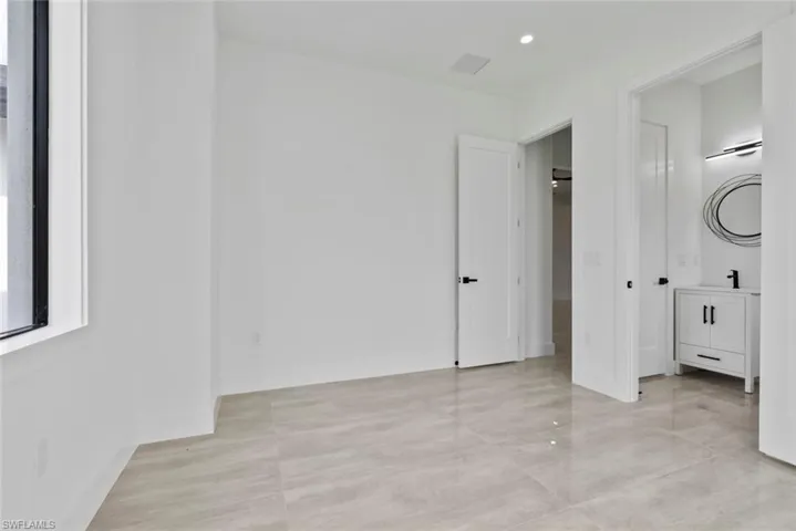 View of unfurnished bedroom