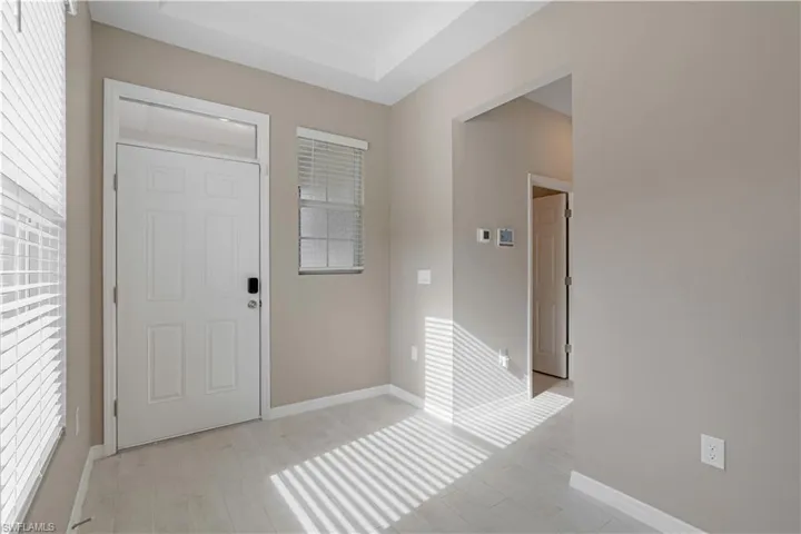View of foyer entrance