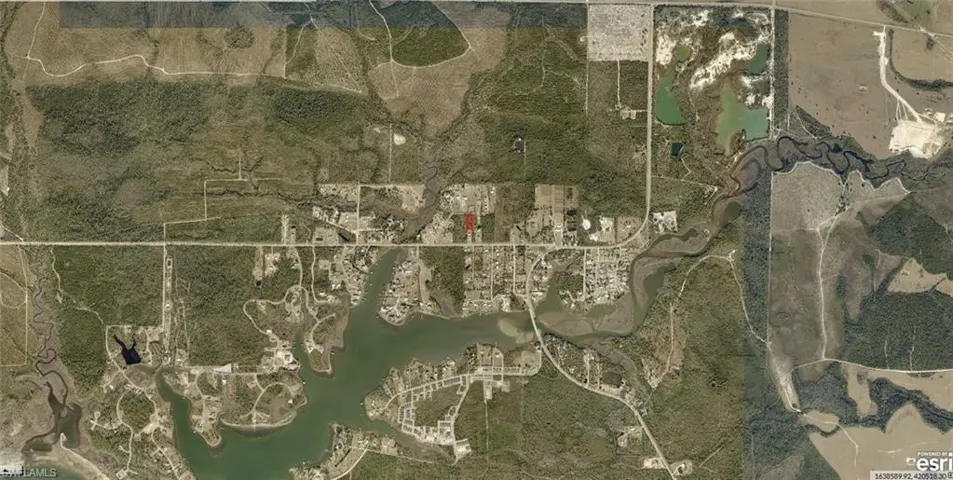 Aerial Map. Indicating the property's location within a broader geographical context