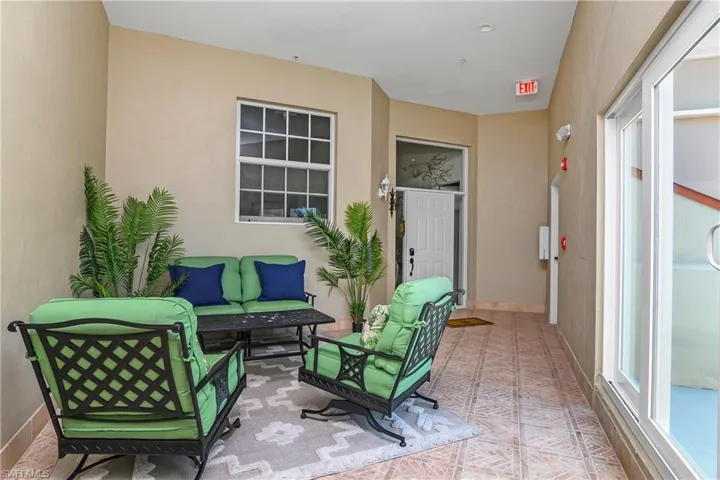 View of patio
