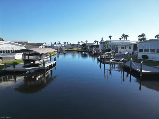 Looking South down the canal