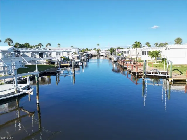 Looking North up the canal