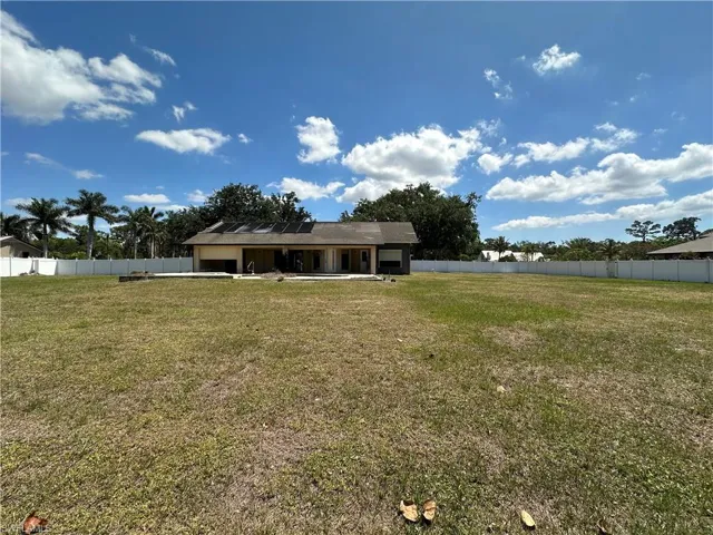 Back Exterior View of House