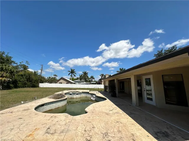 View of the Swimming Pool and Hot Tub Deck