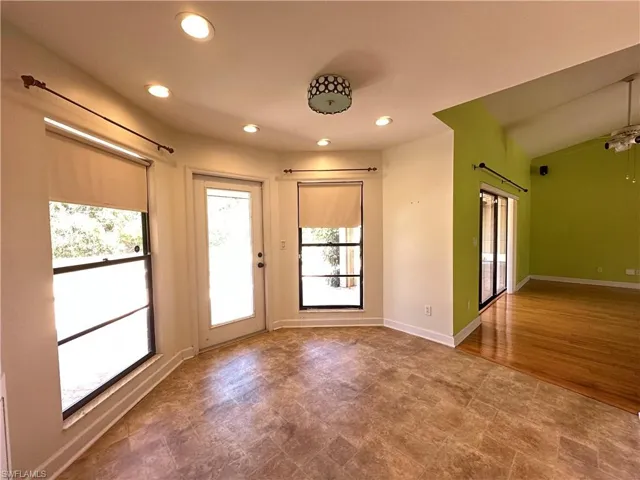 Kitchen Dining Area with Access to Backyard