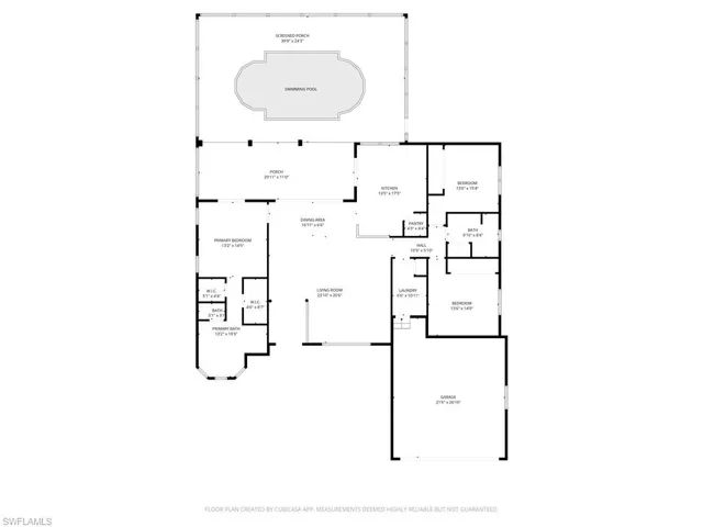 View of floor plan / room layout