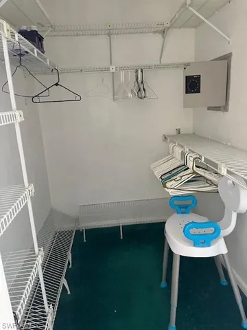 View of spacious closet