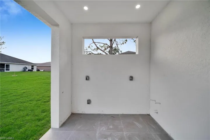 View of patio