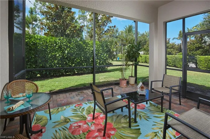 Florida winters are breezy and cool - grill, dine and play on this large lanai with SO MUCH covered space.