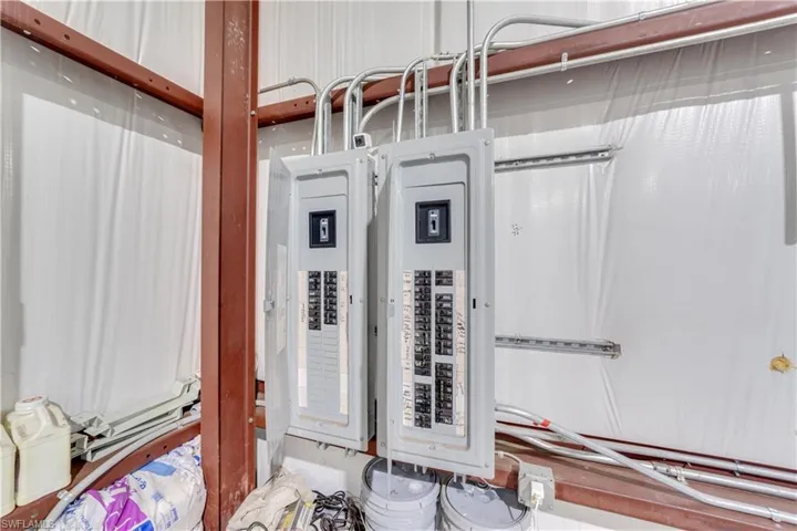 Utilities featuring electric panel