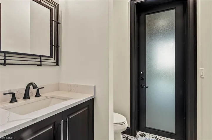 Bathroom #3 which also serves as a pool bath.