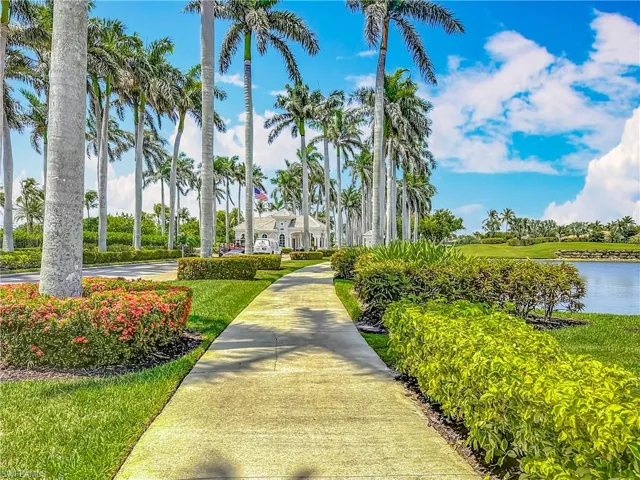 View of property's community featuring a water view