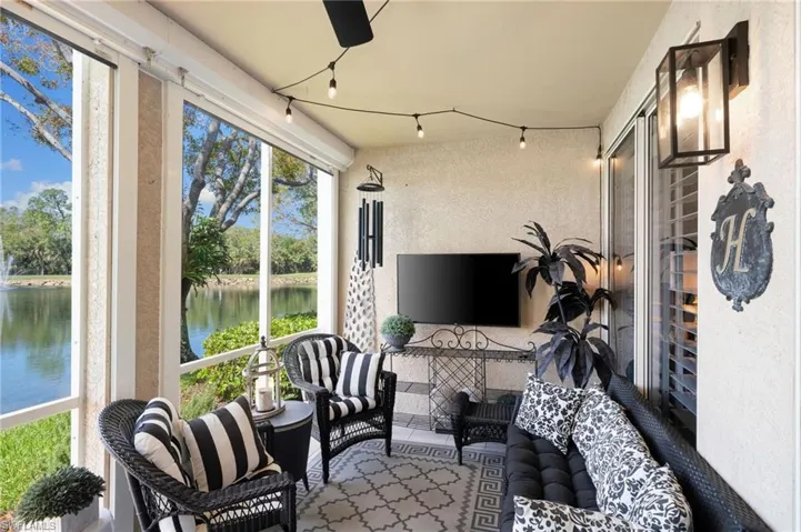 Storm Smart hurricane shades installed in 2021-didn't move lanai furniture during Ian