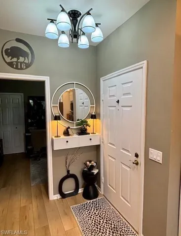 Entry from front door