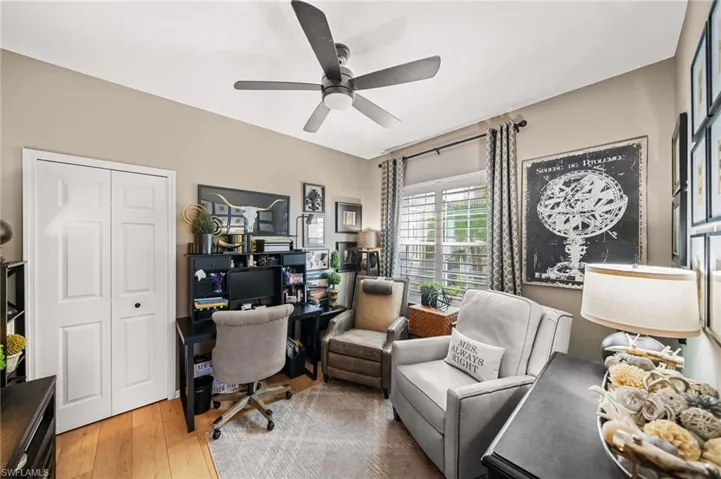 Bedroom 3 used as office with walk in closet