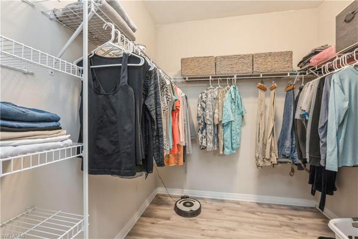 Owners' walk-in closet