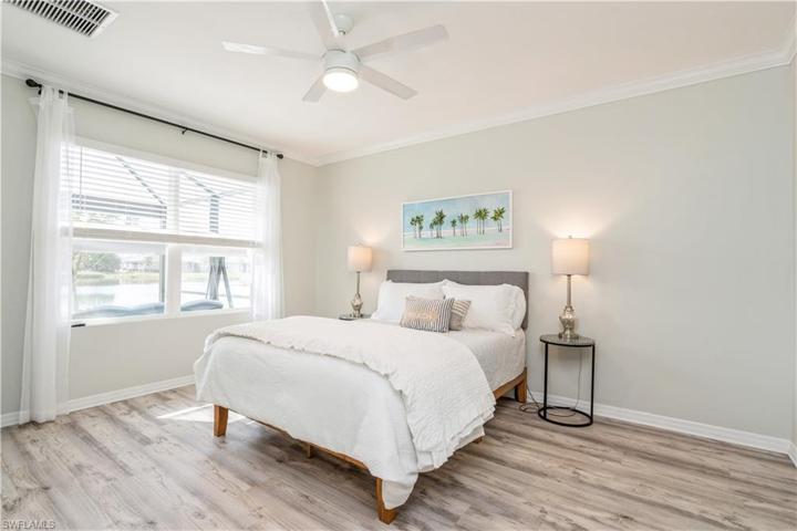 Owners' suite with luxury vinyl flooring