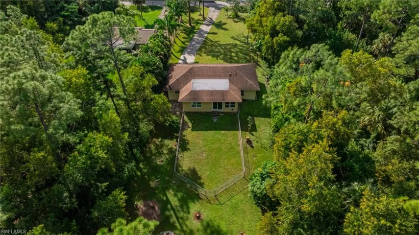 Aerial view of property and surrounding area