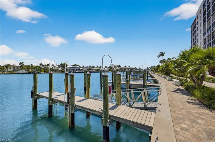 Dock featuring a water view