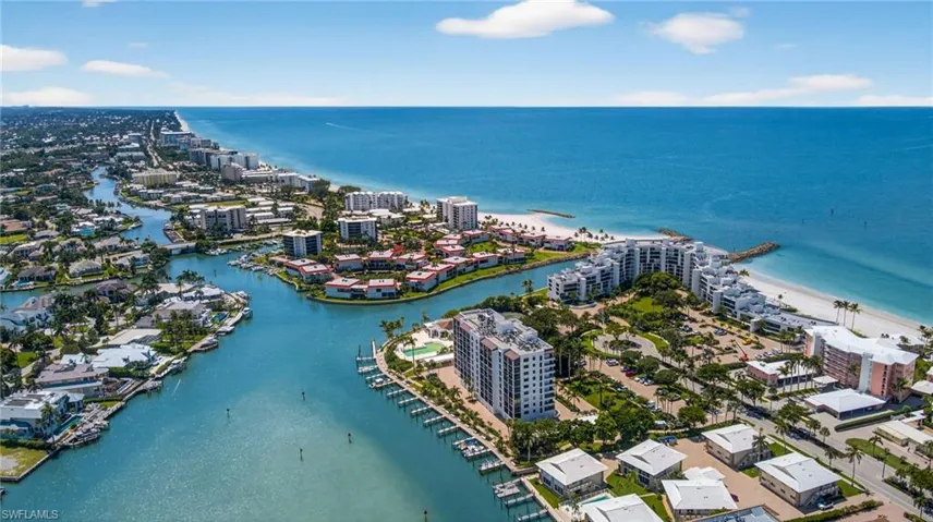 View of urban area featuring a large body of water