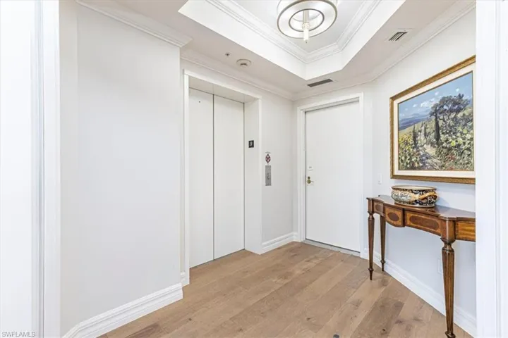 Private elevator entry